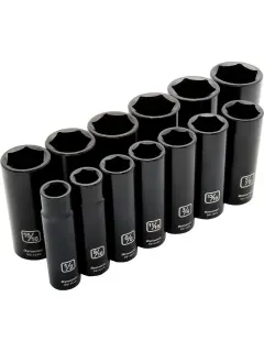 IMPACT DEEP SOCKET SET 3/8DR